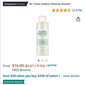 Mario Badescu Foaming Cleaner